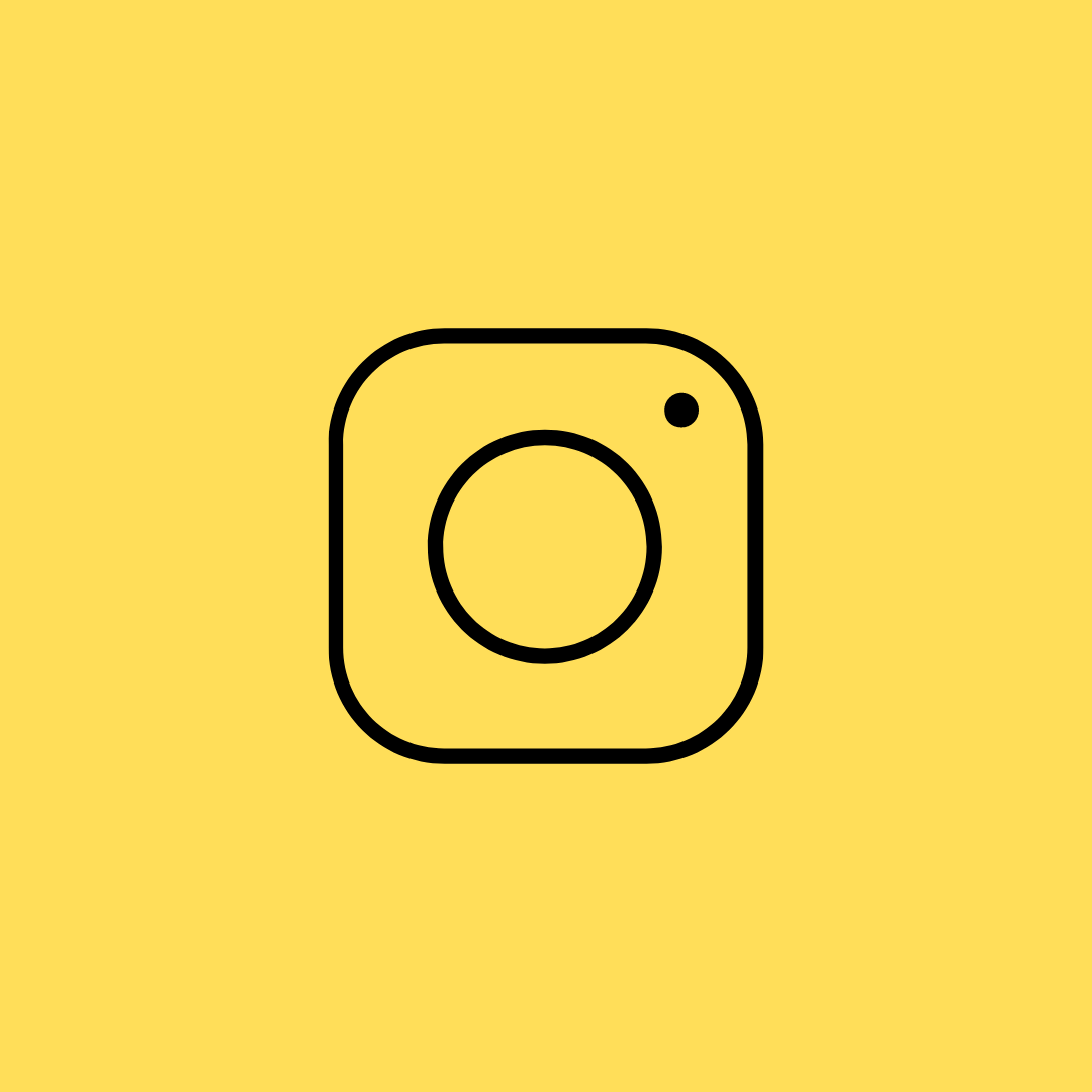 Instagram logo in yellow